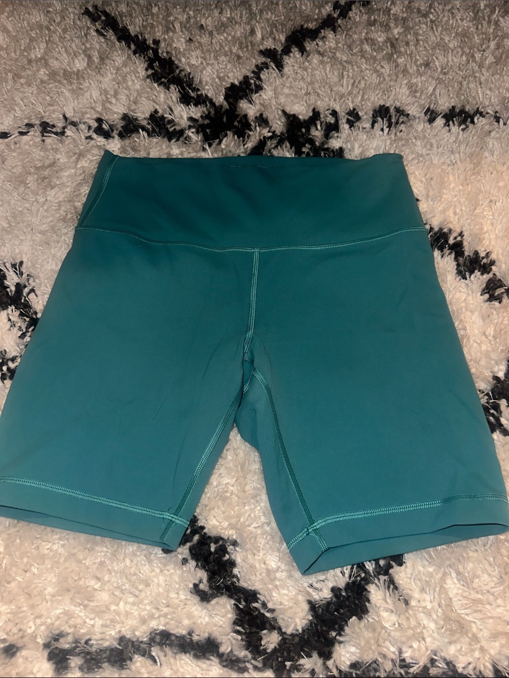 lululemon athletica Teal High-Rise Bike Shorts